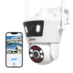 ANRAN WIFI IP Camera Wireless Outdoor CCTV PTZ Smart Home Security Camera P7 4MP