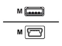 Cisco - Usb-Kabel - Usb (Hane) Till Mini-Usb Typ B (Hane) - 1.83 M - För Cisco 1921, 1921 4-Pair, 1921 Adsl2+, 1941  Catalyst 2960, 2960G, 2960S