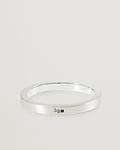 LE GRAMME Ribbon Brushed Ring Sterling Silver 3g