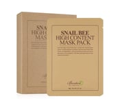 10 X BENTON Snail Bee High Content Facial Sheet Mask Pack (10 sheets) *UK SELLER