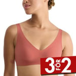 Sloggi BH Zero Feel 2 0 Soft Bra Rostorange Large Dam