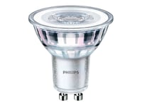 Philips - Led-Spotlight - Form: Par16 - Klar Finish - Gu10 - 4.6 W (Motsvarande 50 W) - Klass F - Varmt Vitt Ljus - 2700 K (Paket Om 3)