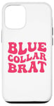 Coque pour iPhone 15 Pro Blue Collar Brat Blue Collar Kids Dames Blue Collar