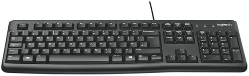 2 x Logitech K120 Wired Business Keyboard USB - Black  - OFFCIAL UK STOCK