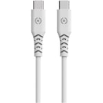 Planet USB-C - USB-C-kabel 1,5m av 100% återvunnen plast Vit