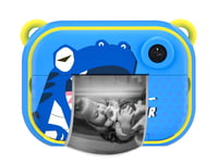 TechKidz Kids Wifi Camera with Instant Print Zoo Family Dinosaur, Blue