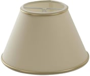 Chintz Lampskärm Ø42cm Beige med Guldprofil Matt