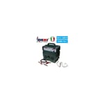 Gemi Elettronica - electrificateur De Clôture Électrique 5 Km Double Alimentation (Batterie)12V / 220V Clôture Électrifiée B/12 Extrafort Pour