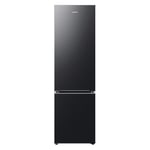 Samsung Series 8 SpaceMax Combi Fridge Freezer, Featuring Spacemax, AI Energy Mode and Twin Cooling, Black, Model: RB38C607AB1