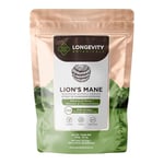 Lions Mane Mushroom Powder - Ultra Concentrated Lions Mane Mushroom Supplement - Promotes Mental Clarity, Focus and Memory - 100% Fruiting Body - 100 Grams - Longevity Botanicals