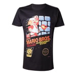 Nintendo - Super Mario Joystick compressed t-shirt, Size Large