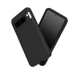 RhinoShield Coque Compatible avec [Pixel 8 Pro] | SolidSuit - Coque Fine avec Technologie d'absorption des Chocs et Finition Premium Mate - Classique Noir