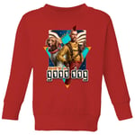 Guardians of the Galaxy She's A Good Dog Kids' Sweatshirt - Red - 3-4 Years