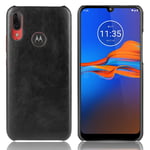 Motorola Prestige Moto E6 Plus kuoret - Musta