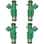 Lot de 4 pièces Injecteur de Carburant pour Peu-geot 1007 206 207 pour Cit-roen C2 C3 Nemo 01F023, 1984G0, 9655833580, 81.217, 75117167, H75117167,