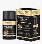 Lorenti Hair Keratin Fibers Hair Building Powder | Volumizing Medium Brown 27.5g