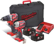 POWERPACK MILWAUKEE 18V 2X5AH