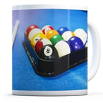 Awesome Blue Pool Table - Drinks Mug Cup Kitchen Birthday Office Fun Gift #8563