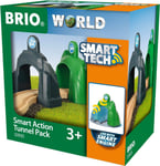 BRIO World Smart Tech Railway Action Tunnel Pack for Kids Age 3 Years Up - Comp