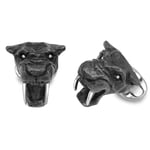 Deakin & Francis Cufflinks Black Saber Tooth Tiger