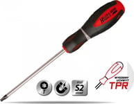 Dedra Torx T8x80mm Screwdriver, S2 Steel, 3-Material Handle