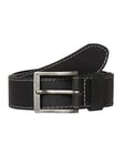 Wrangler Men's Stitched Belt, Black, 105 cm UK