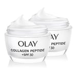 Olay Collagen Peptide 24 Facial Cream, 2 x 50ml