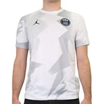 Nike Psg Nk Dry Top SS PM 4Th T-Shirt - White/(Black) (No Spon-Bcfc), M