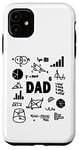 iPhone 11 Dad 6 Times Dad of 6 Math Father to the 6th Power Case