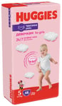 Vaipat HUGGIES PANTS Girls 5 (12-17 kg) Mega, 48 kpl.