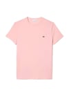 Lacoste Mens regular fit T-shirt roze - Pink material_cotton - Size 6XL