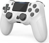 Manette Sans Fil Pour Ps4,Bluetooth Contrôleur Pour Ps4/Pro/Slim/Pc,Gamepad Mannette De Jeu Avec Double Vibration/Pavé Tactile/Gyroscope À 6 Axes