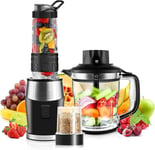 Blender Smoothie Maker, 700W Portable Smoothie Blender & Food Chopper