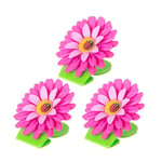 VIGAR Flower Power Pinces avec Aimant pour Cuisine 8 X 8 X 2.5 cm Magenta