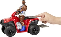 WWE Wrekkin Slam 'N Spin ATV with Spinning Handlebars Action Figure Mattel