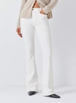 FRAME Le High Flared Jeans, Blanc