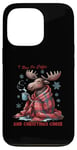 Coque pour iPhone 13 Pro Café de Noël animal élan