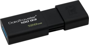 Kingston Datatraveler 100 G3- Dt100G3/218Gb Usb 3.0 Clé Usb , 128 Gb, Noir[Q1387]