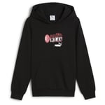 Acm Ftblnrgy Hoodie Jr PUMA Black-for All Time Red, storlek YXS/116 cm