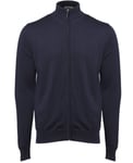 Pull Grand Zip - Homme - Pk453 - Bleu Marine