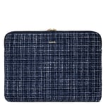 DARK Tweed Mac Cover Navy Blue