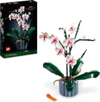 LEGO Orchid Artificial Plant Building Set for Adults, with Faux Flowers, Home