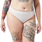 Sloggi Women's Feel Sensational Tai Plain Brief, White, Size 18