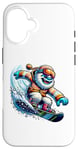 iPhone 16 Cooler Yeti Snowboard Fun In Winter Case