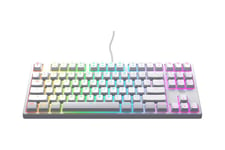 CHERRY XTRFY K4V2 - tangentbord - RGB - 80% TKL - QWERTY - amerikansk - vit Inmatningsenhet