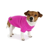 Ancol Pull en Tricot torsadé pour Chien Rose Taille XS 25 cm