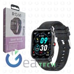 Rovi Smartwatch Icon Ts85 Montre Multifonction Écran 1,98" Bluetooth Noir