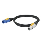 Powercable powercon 3mtr M/F 3x15mm