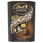 Lindt Lindor 70% Chocolate Truffles Box - Approx 16 balls 200g - Chocolate Tr...