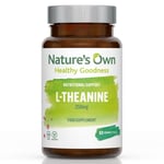 Nature's Own L-Theanine 250mg 60 Vegan Capsules